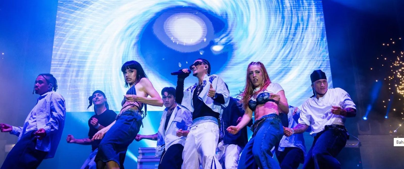 El artista isleño, durante su actuación el pasado mes de julio en el Bahía Sound.