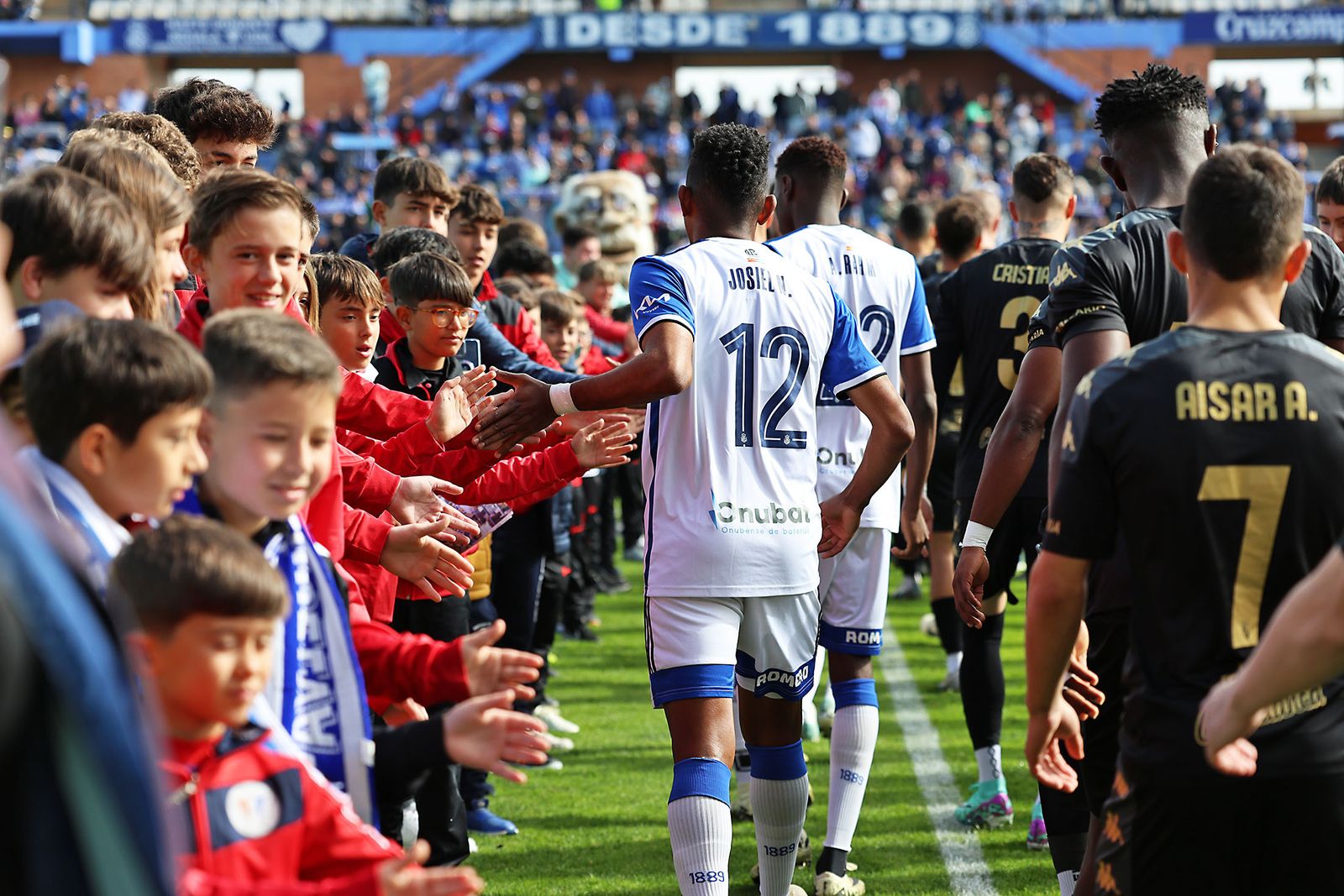 Ambiente en las gradas del Recreativo de Huelva vs AD Ceuta FC
