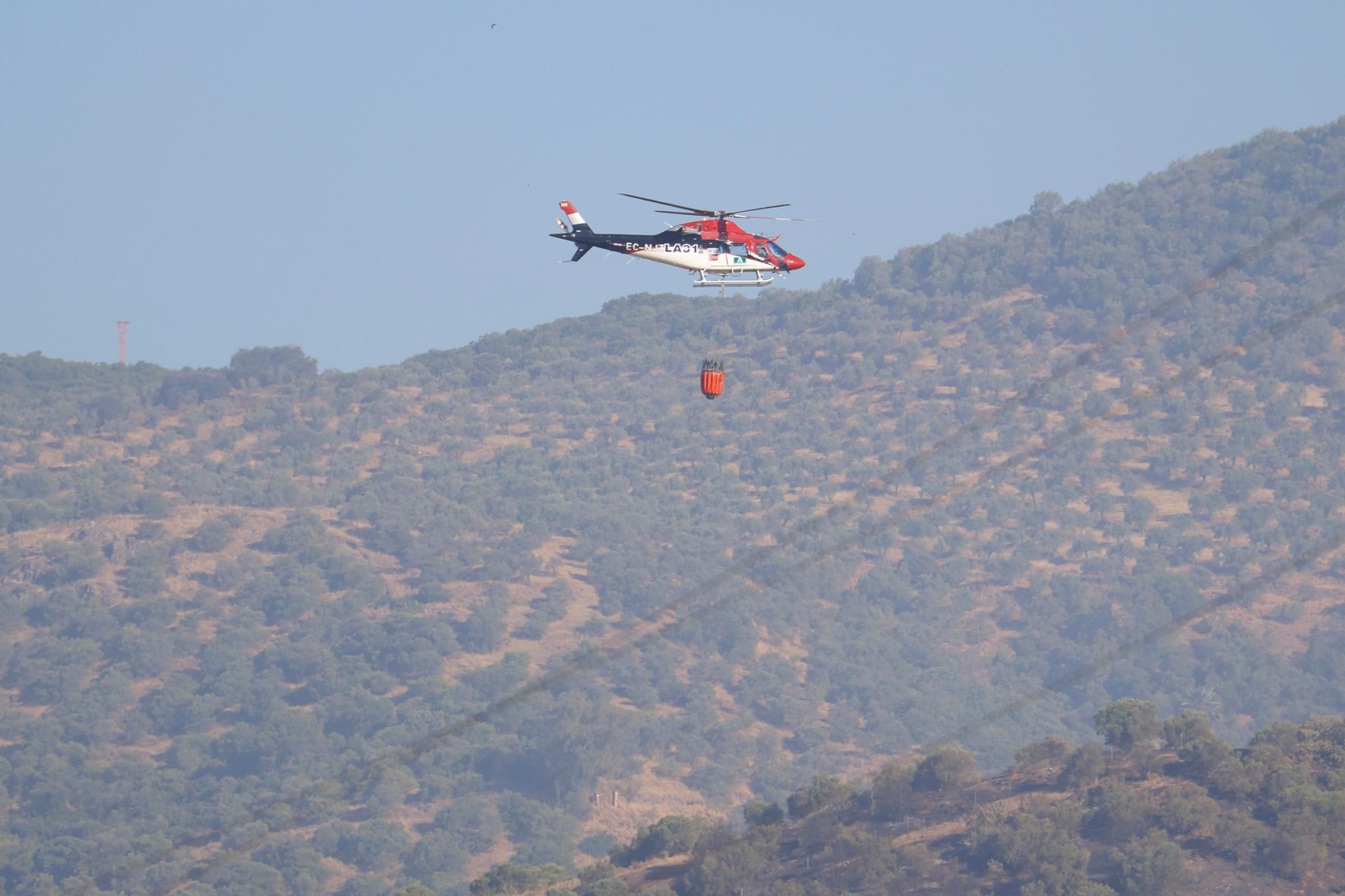 Las imágenes del incendio forestal de la Sierra de Córdoba