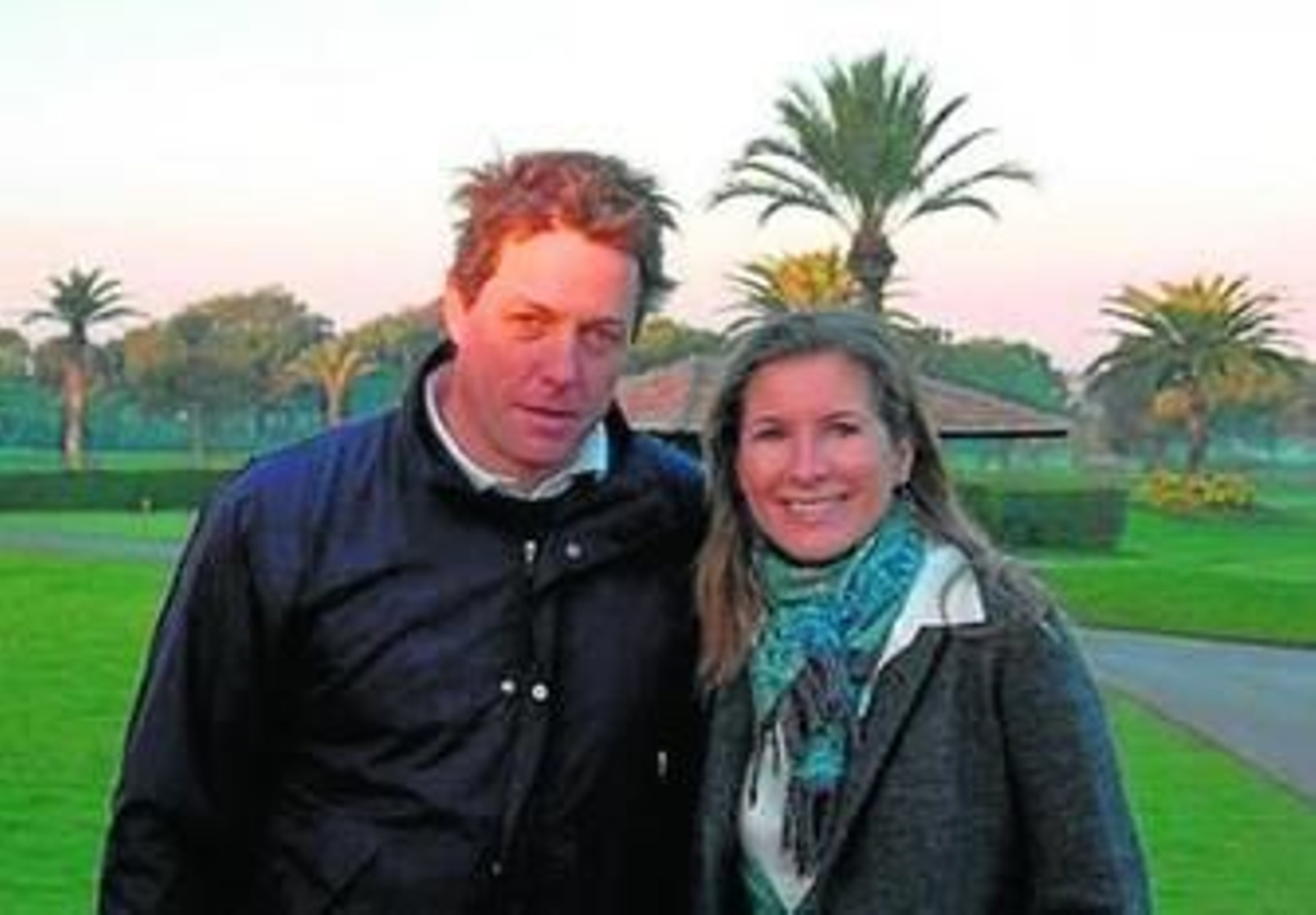 Junto a la directora del Club de Golf, Claudia Hernández.