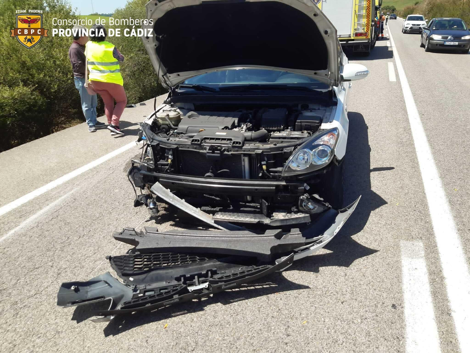 Estado en el que quedó el vehículo implicado.