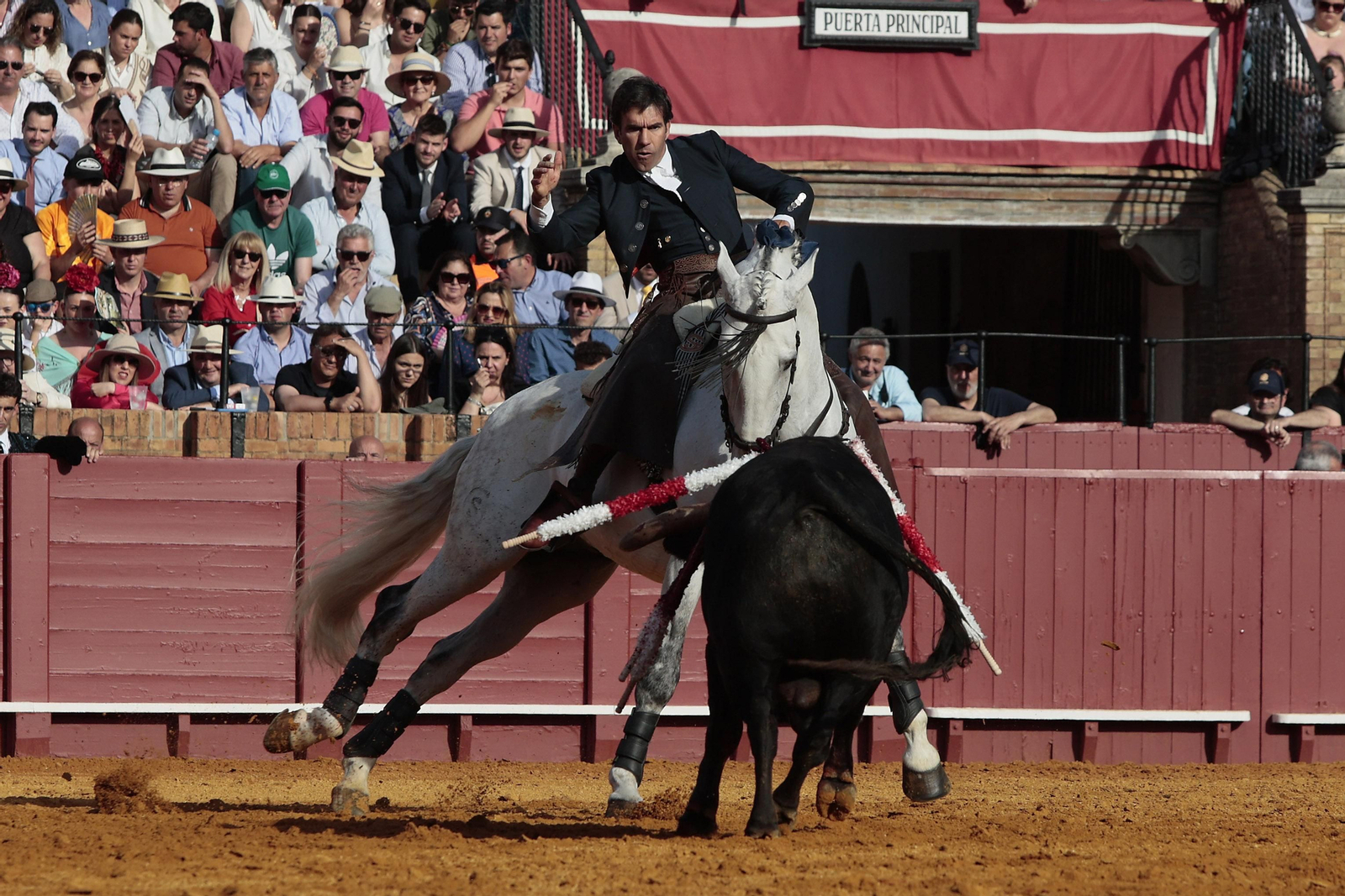 Las imágenes de la corrida de rejones