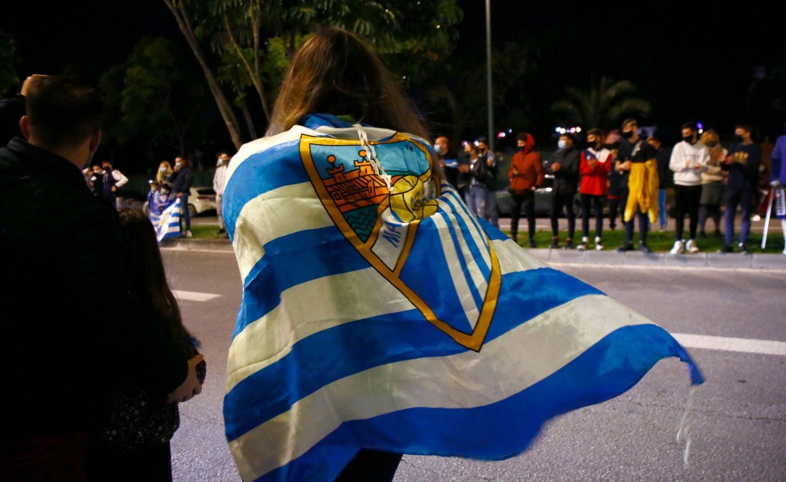 Las fotos del calentamiento previo del Málaga CF-Logroñés