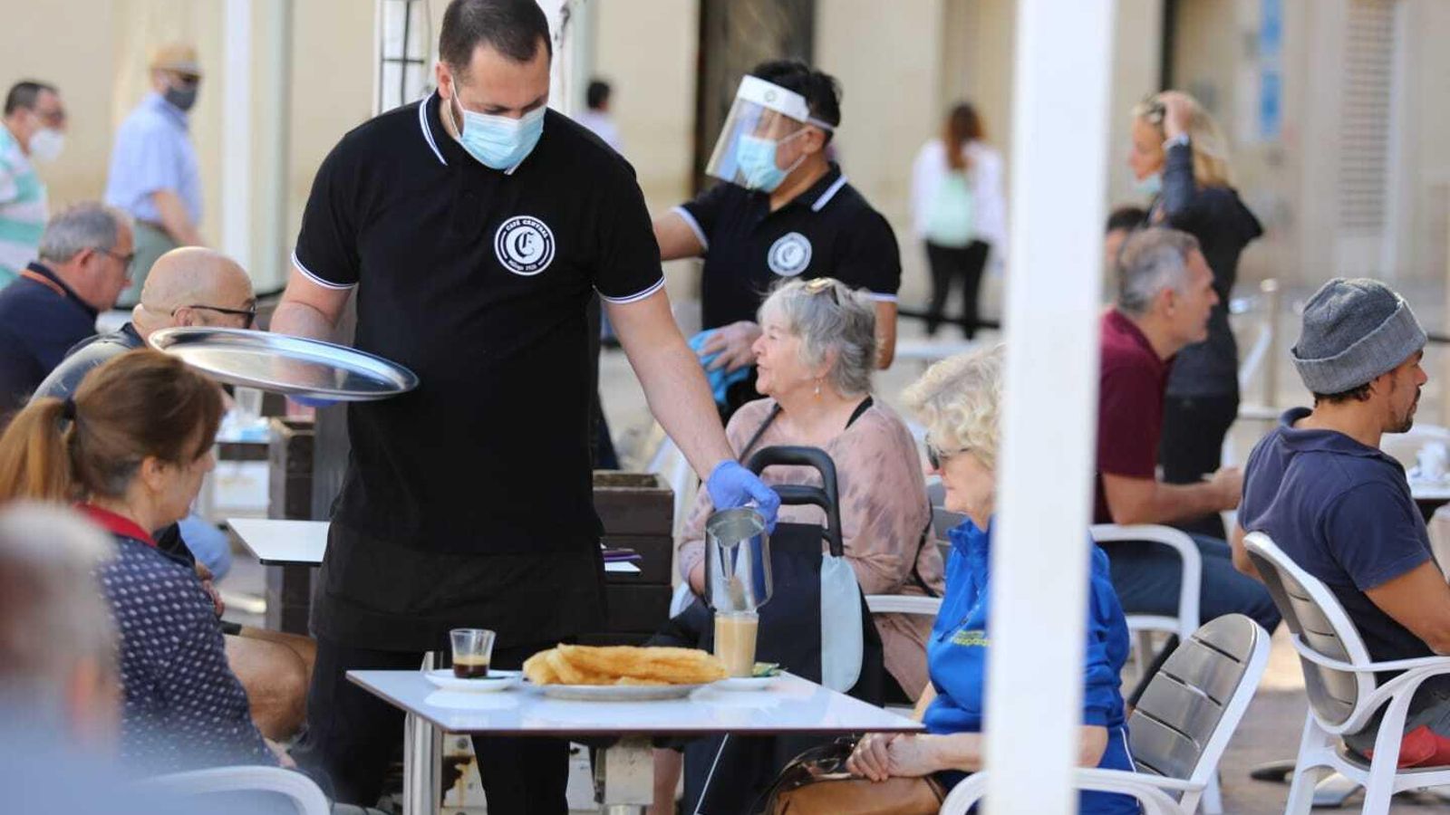 Primeros desayunos en la Fase 1.