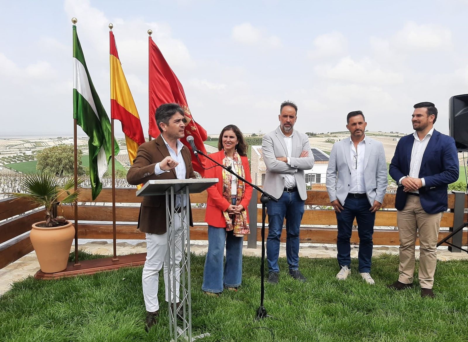 Presentación del Mirador del Guadalquivir en Trebujena.