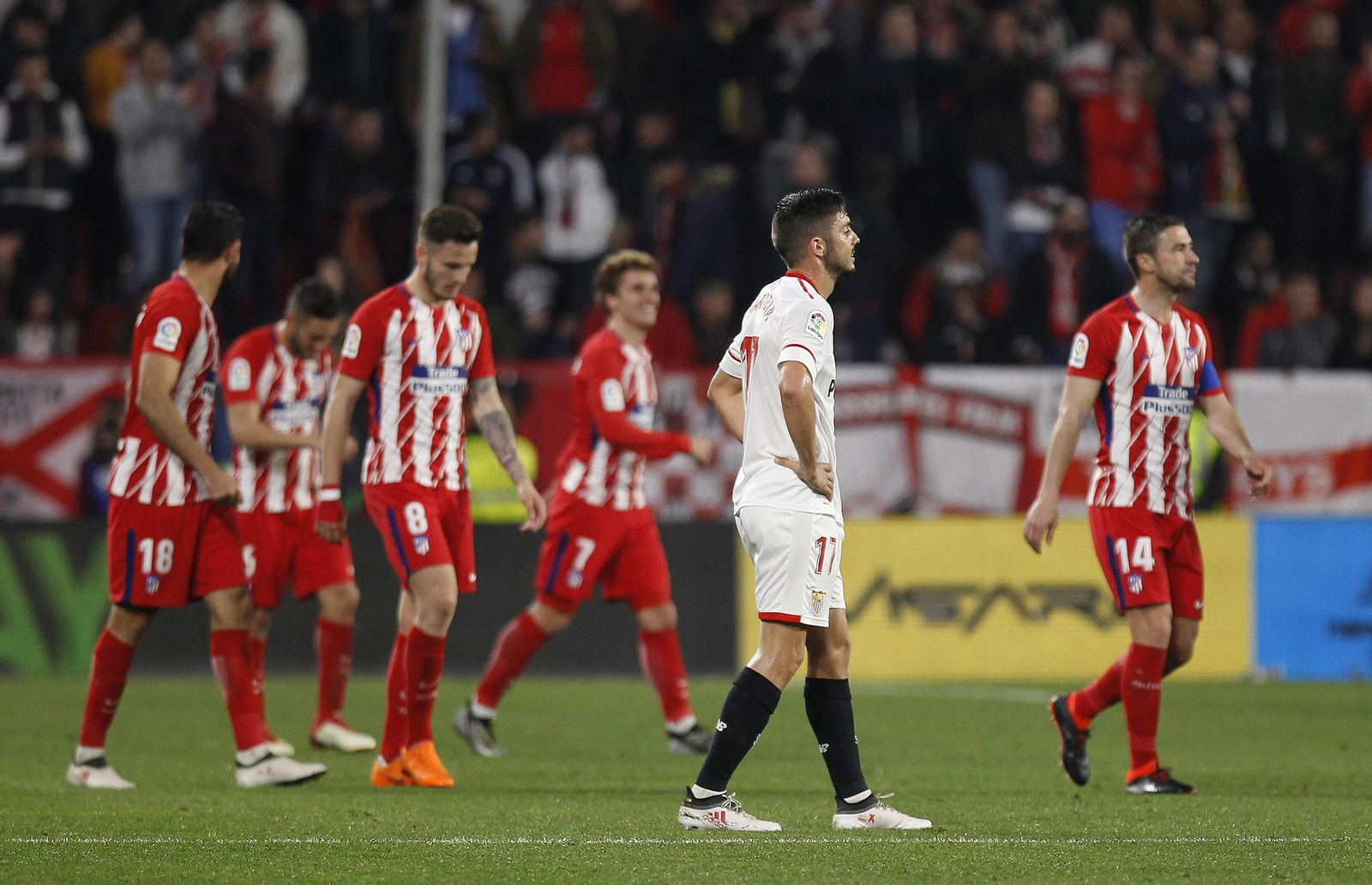 Las imágenes del Sevilla-Atlético de Madrid