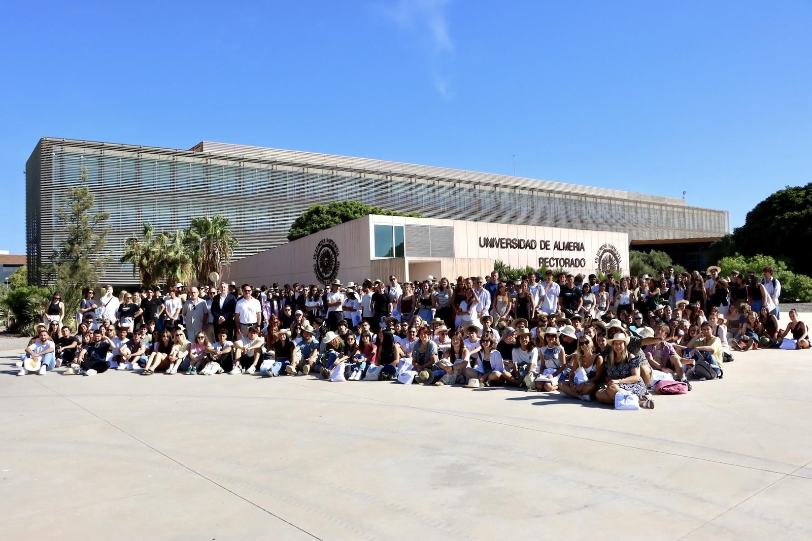 Jornada de bienvenida de los estudiantes extranjeros en el campus de la UAL