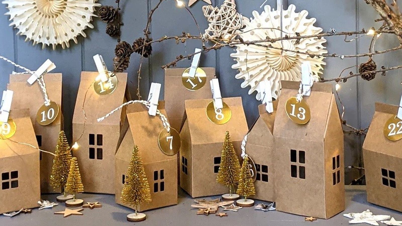 La propuesya de The Danes sirve como inspiración para crear un pueblo navideño.