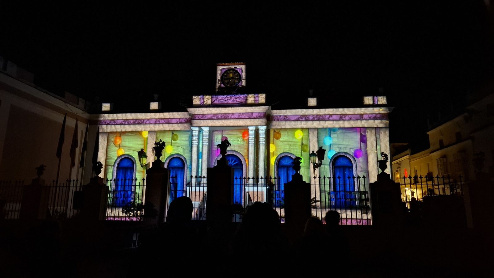 Videomapping de Navidad en Puerto Real