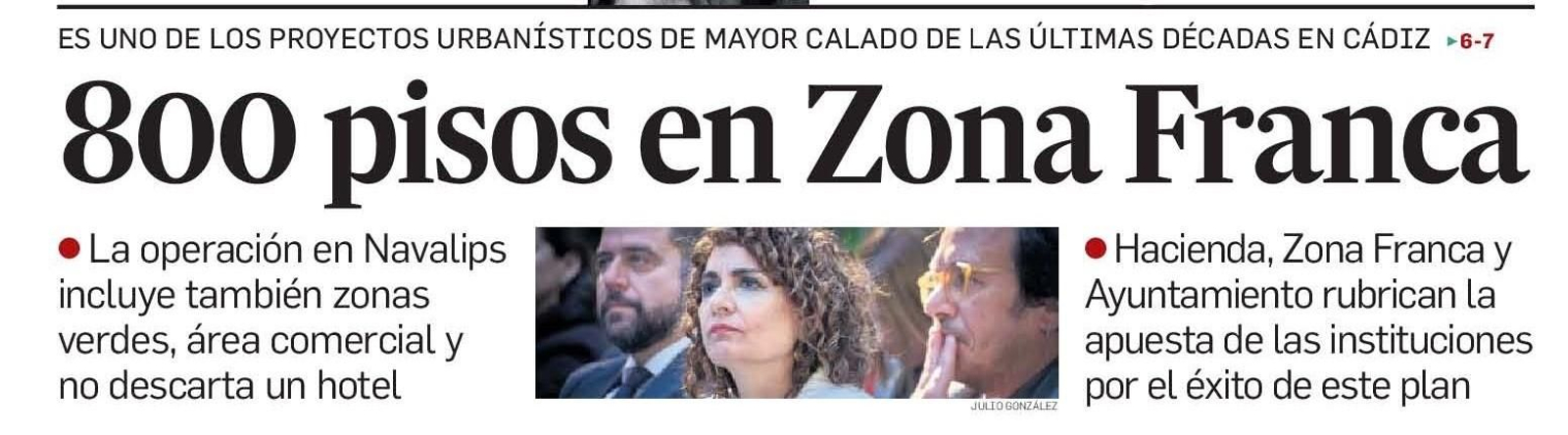 Portada Diario de Cádiz, 4 de febrero de 2023. Portada Diario de Cádiz, 4 de febrero de 2023.
