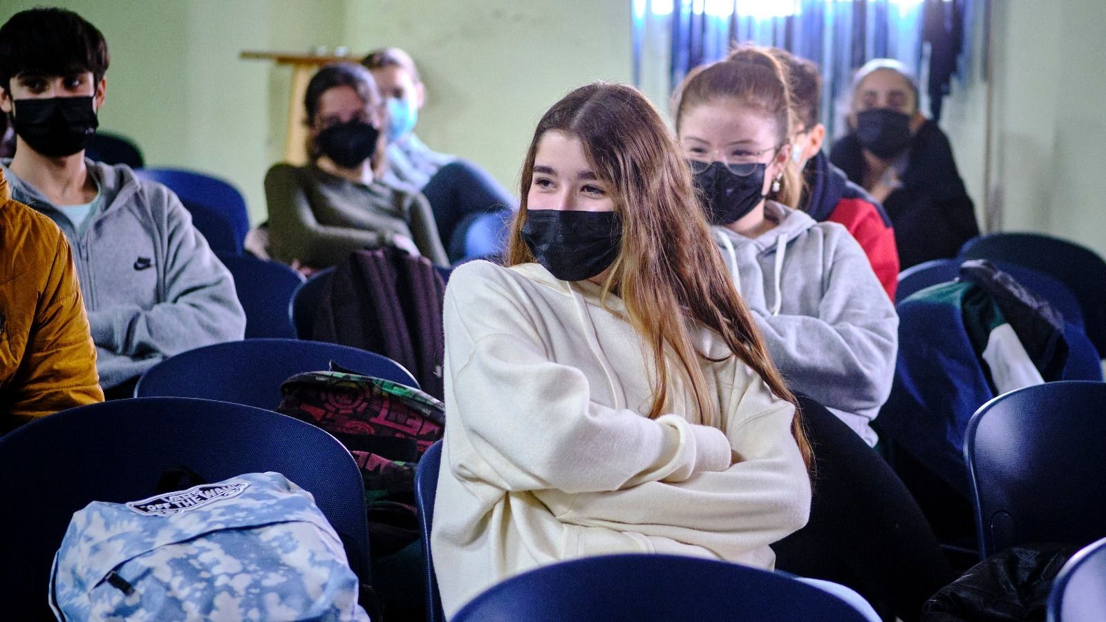 Alumnos del IES Caleta.