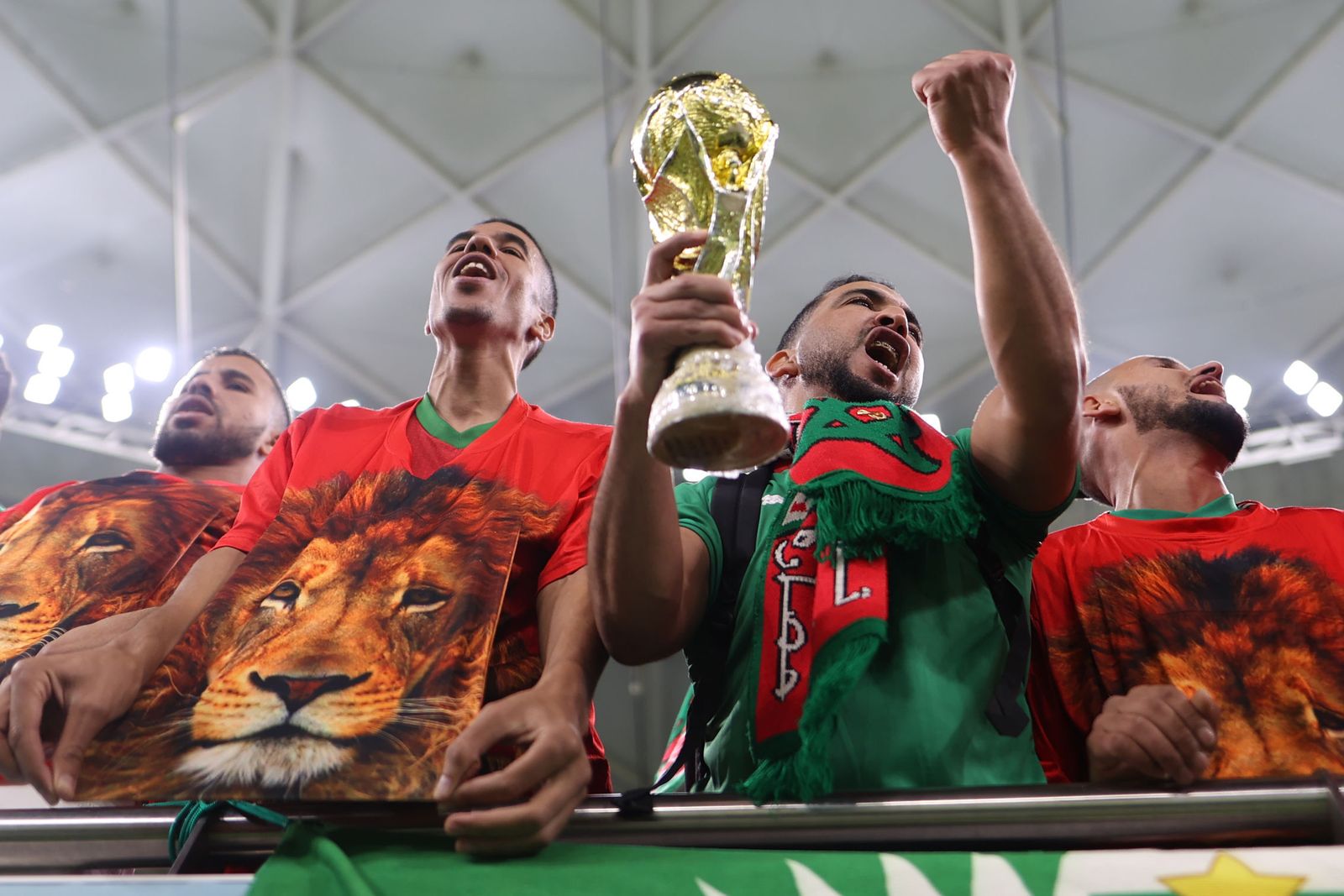 Las imágenes del Marruecos - Portugal de los cuartos de final del Mundial de Qatar