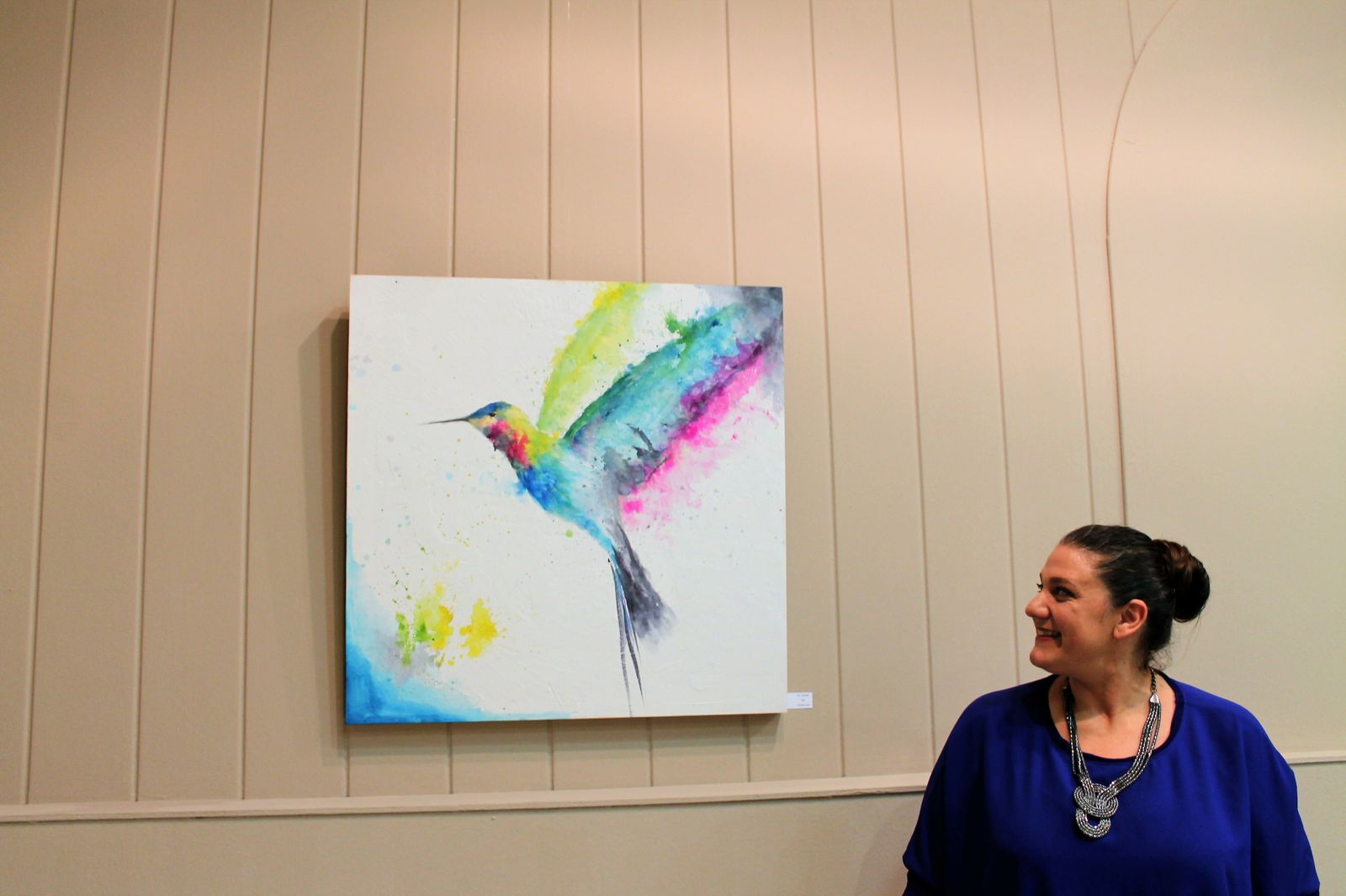 Exposición de pintura 'Respirarte', organizada por Asociación Andaluza de Fibrosis Quística