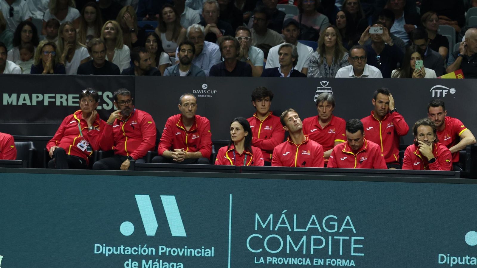 Las fotos del Rafa Nadal-Van de Zandschulp de la Copa Davis en Málaga