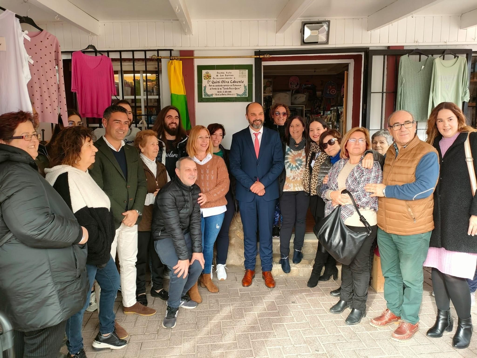 Homenaje al bazar Quini de Los Barrios