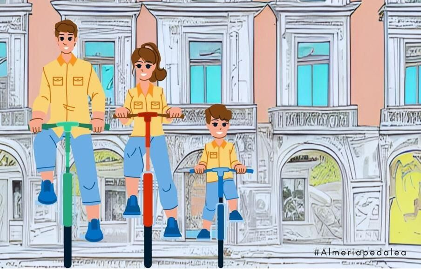 Cartdel de Conoce Almería Pedaleando que tendrá lugar durante este fin de semana.