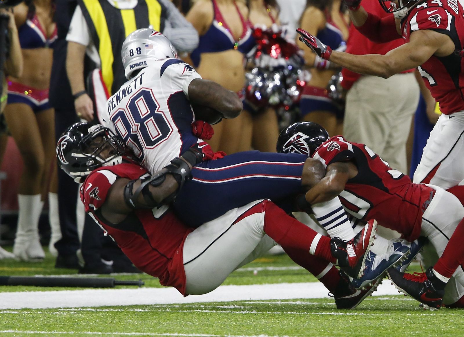 La final de la Super Bowl entre los Patriots y los Falcons