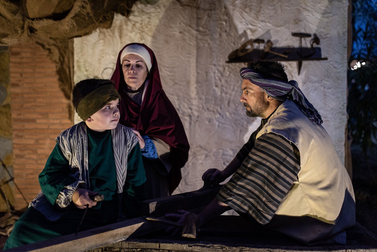 Imágenes: Una visita al Belén viviente de Higuera de la Sierra