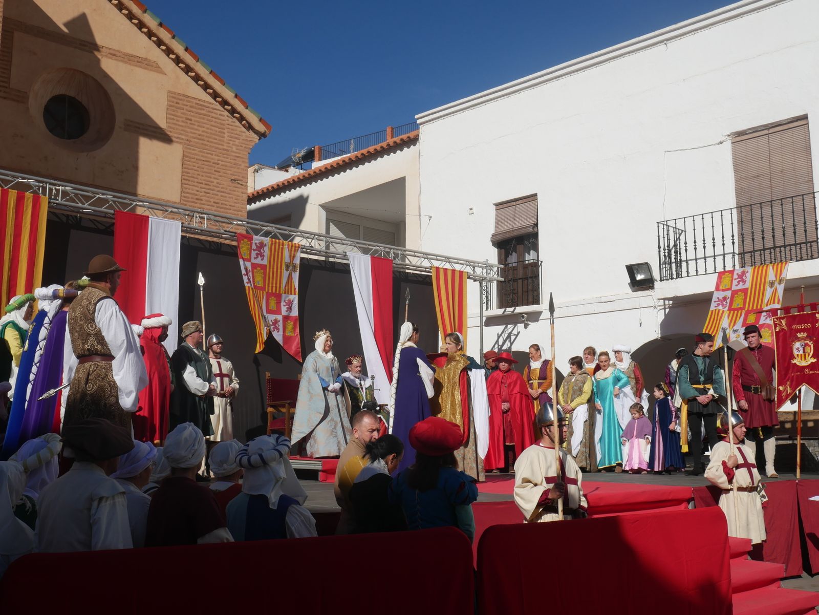 Imágenes de la "visita de los Reyes Católicos" a Fiñana
