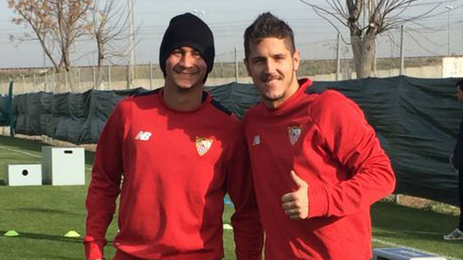Jovetic en la ciudad deportiva.