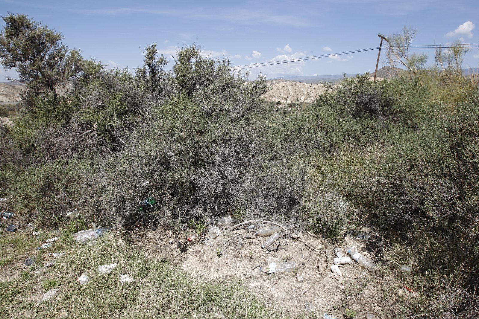 Fotogalería basura en el Desierto de Tabernas