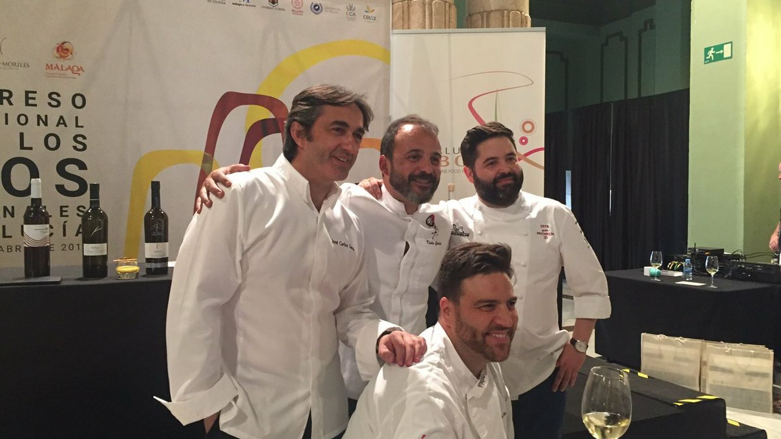 Los chefs Kisko Garcia, Xanty Elias, Juan Lu Fernández y José Carlos García, protagonistas de una Fusión Gastronómica maridada con vinos tradicionales.