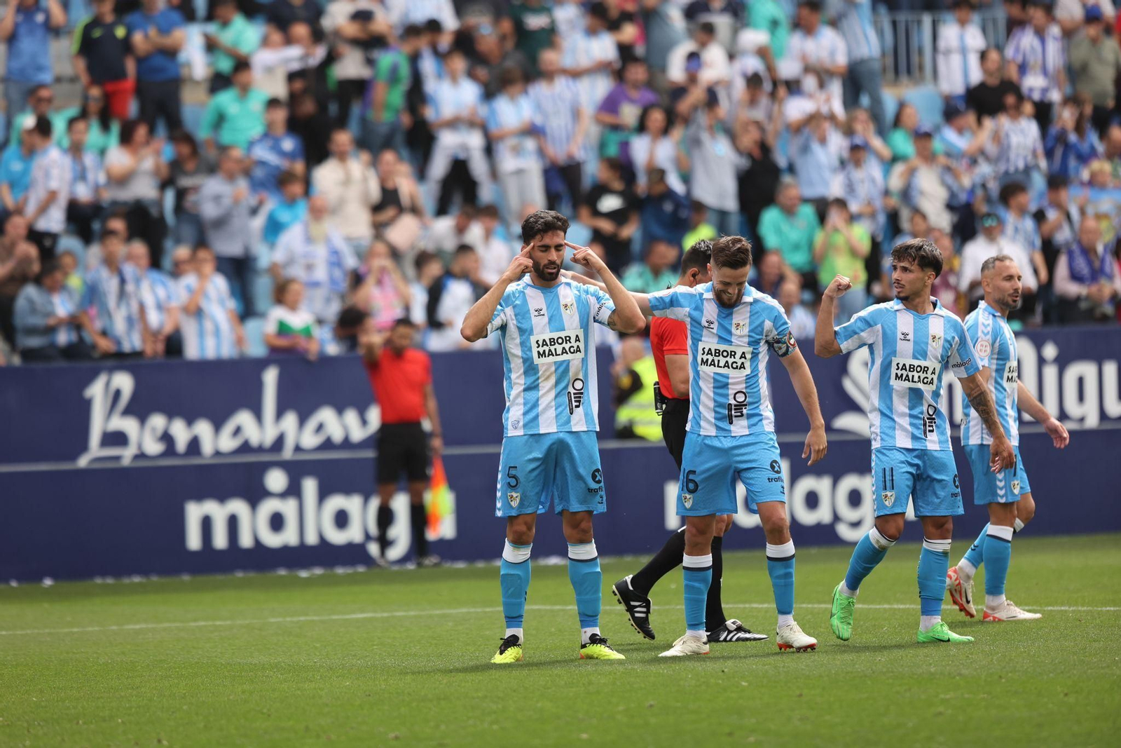 Málaga CF-AD Ceuta, en fotos