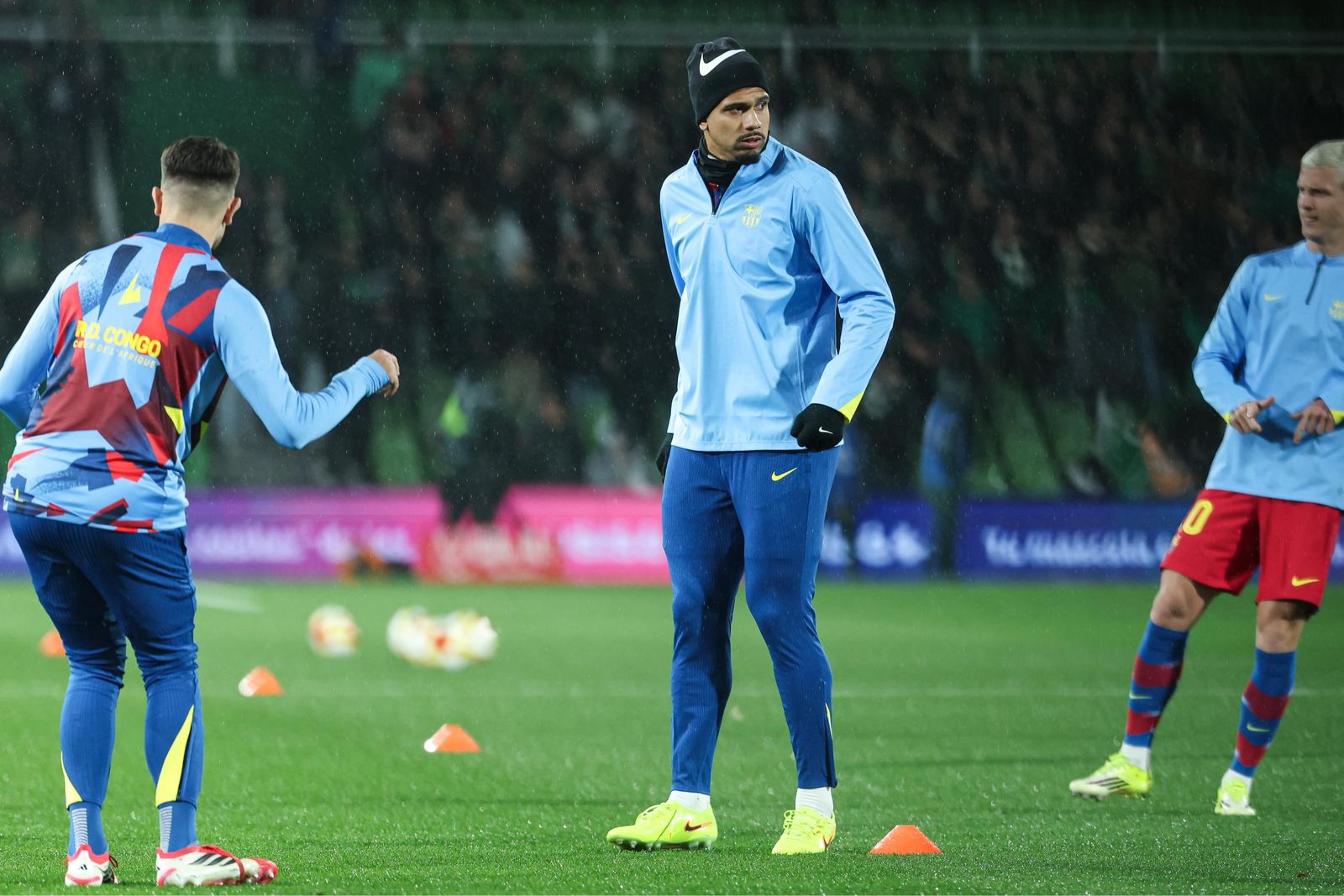 Las fotos del Racing-Barcelona de Copa
