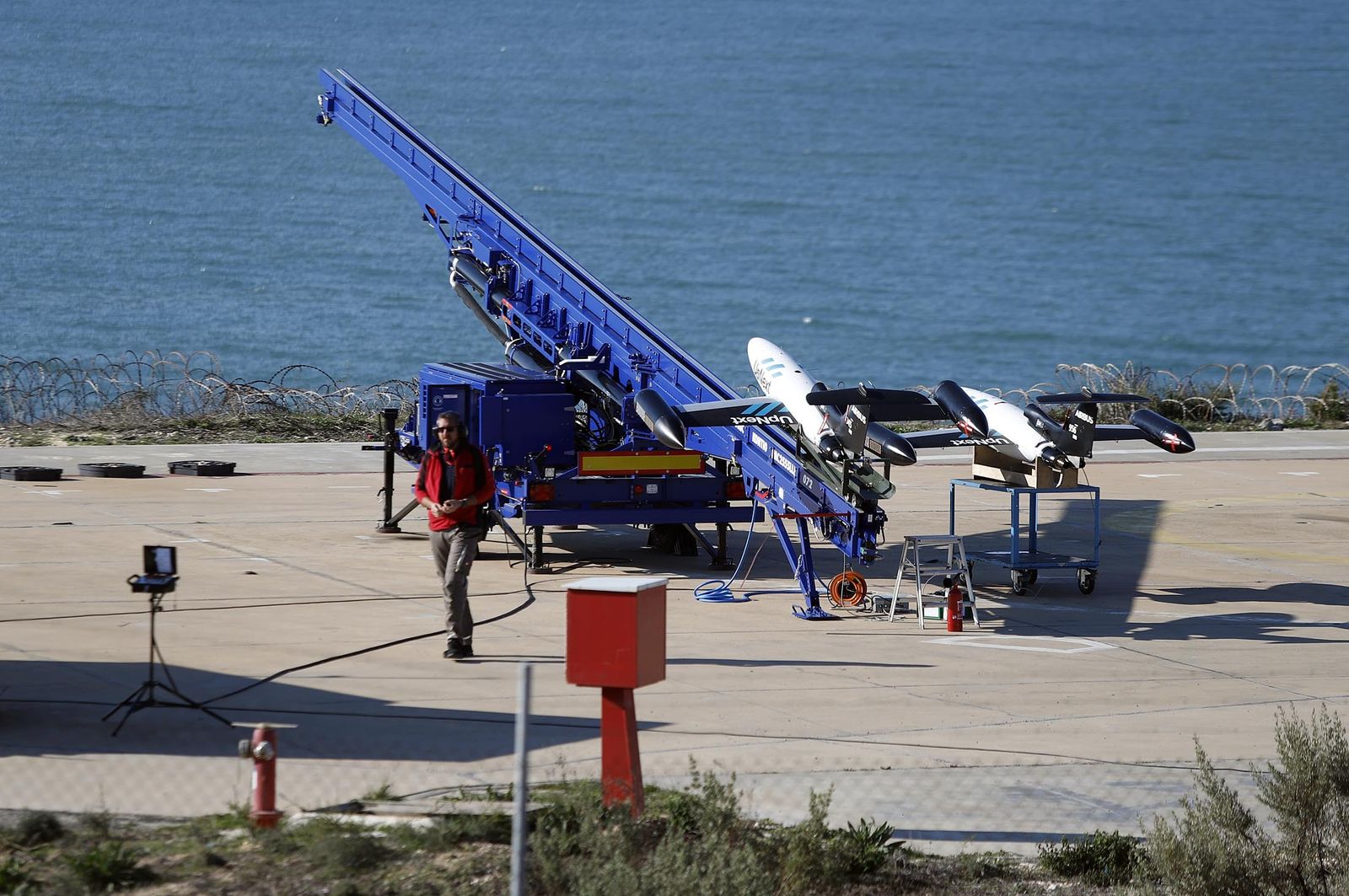 Imágenes del ensayo del demostrador Auto´Mate en el INTA, Huelva