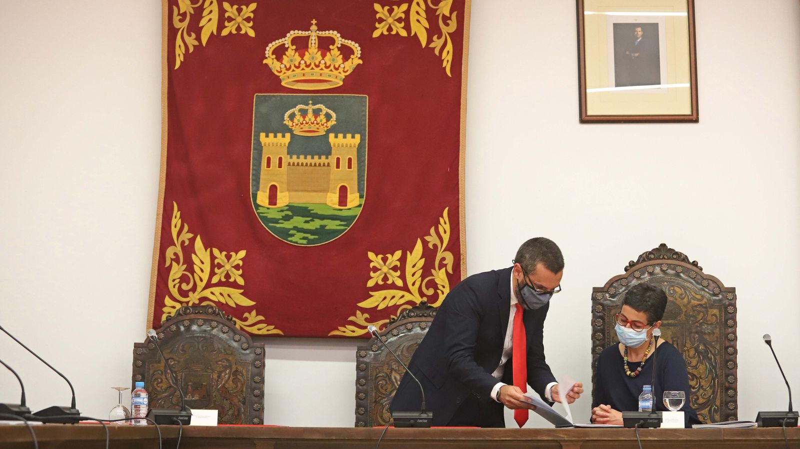 Visita de Arancha González Laya a La Línea y la Verja de Gibraltar