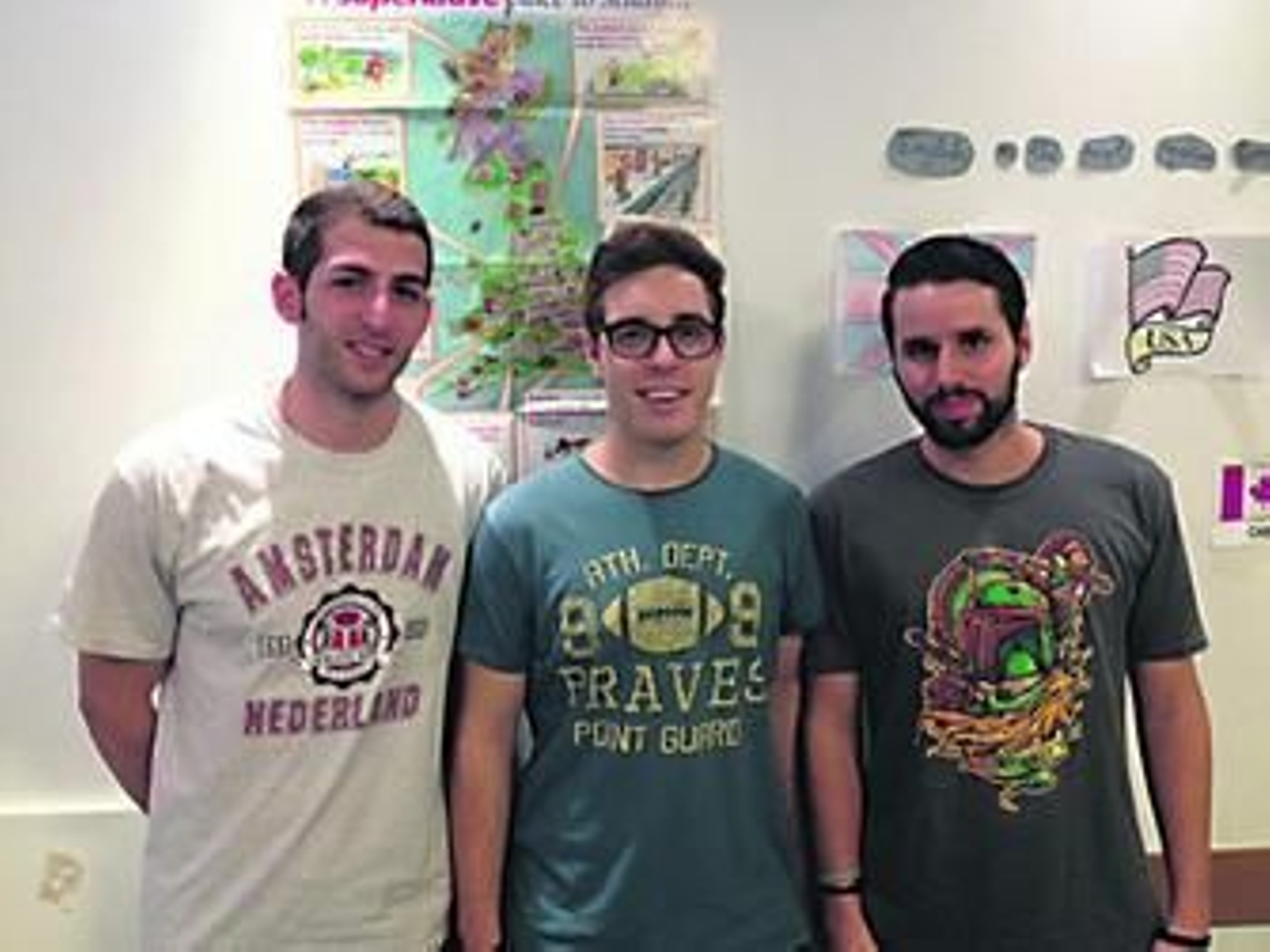 Josué Castro Galán, Adrián Ponce Campos yJavier Morales Román, tres de los participantes. Josué Castro Galán, Adrián Ponce Campos yJavier Morales Román, tres de los participantes.