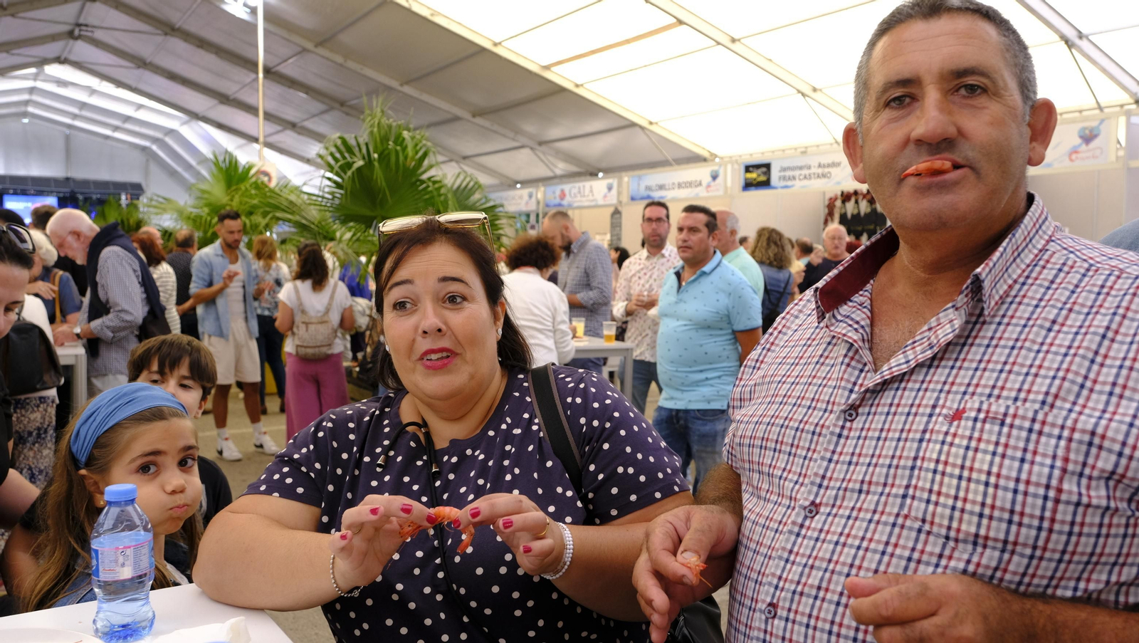 Imágenes de la Feria de la Gamba Roja de Garrucha