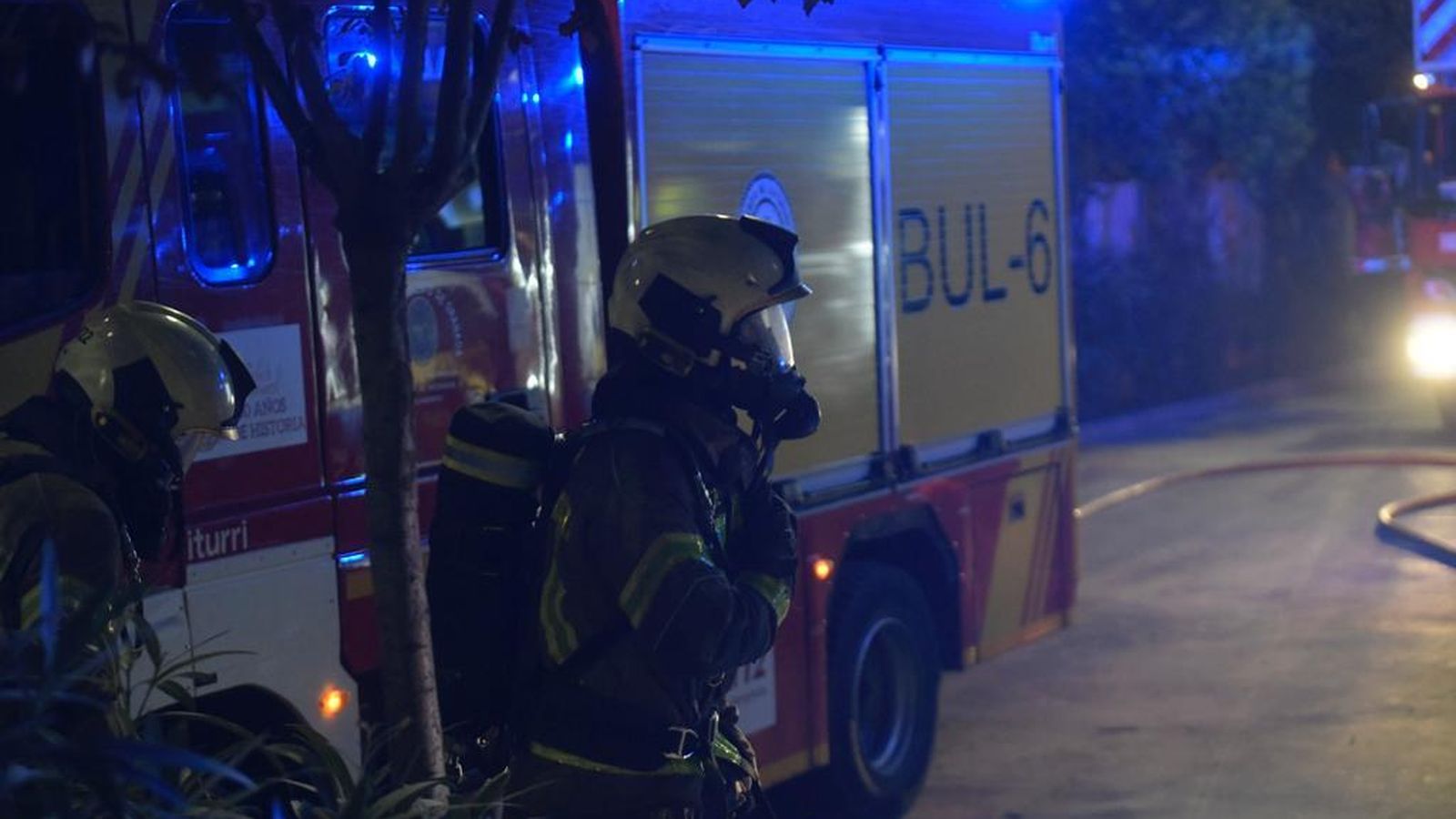 Incendio en el centro comercial Nevada