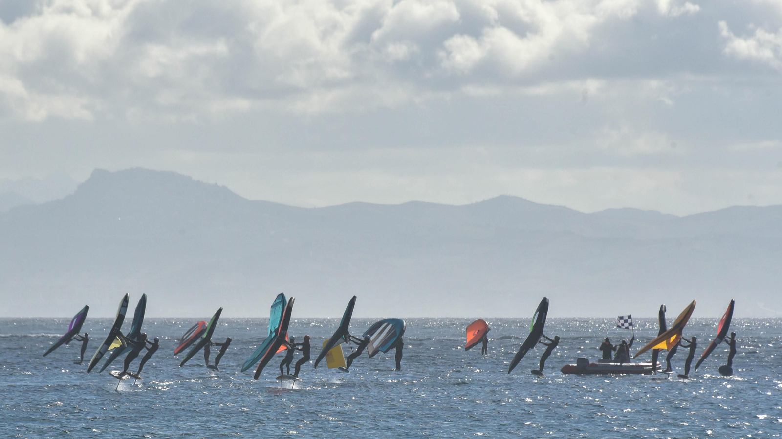 Las fotos de la  prueba final del Campeonato del Mundo de Wing Foil Pro en Tarifa