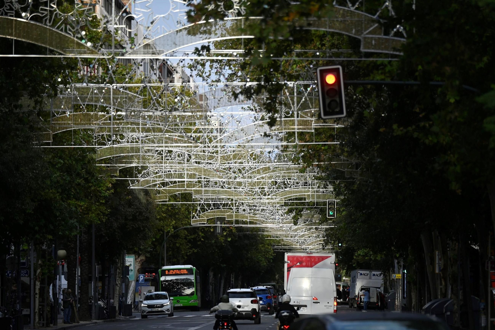 Luces de Navidad en el centro de Córdoba