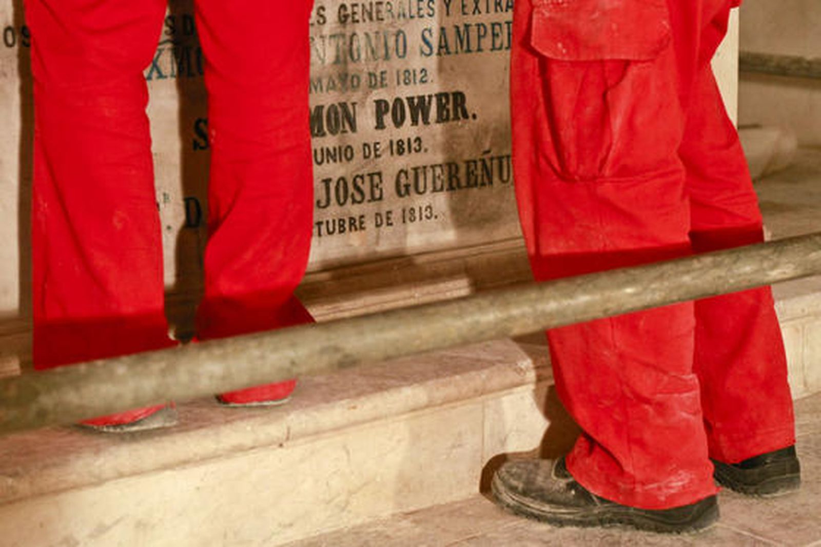 Los restos del diputado puertorriqueño fueron exhumados en la cripta de San Felipe Neri

Foto: Julio Gonzalez