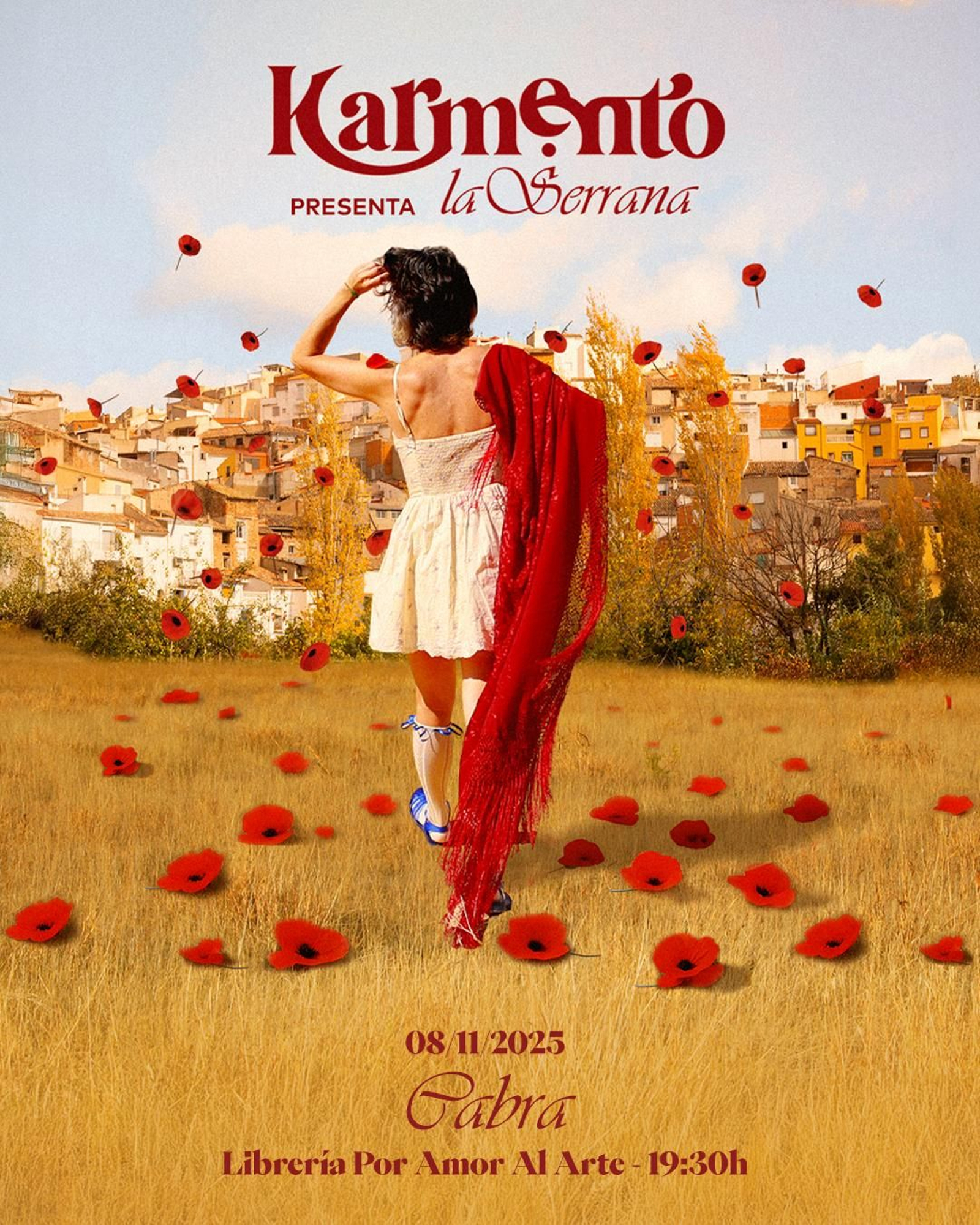 Cartel del concierto de Karmento en Cabra.