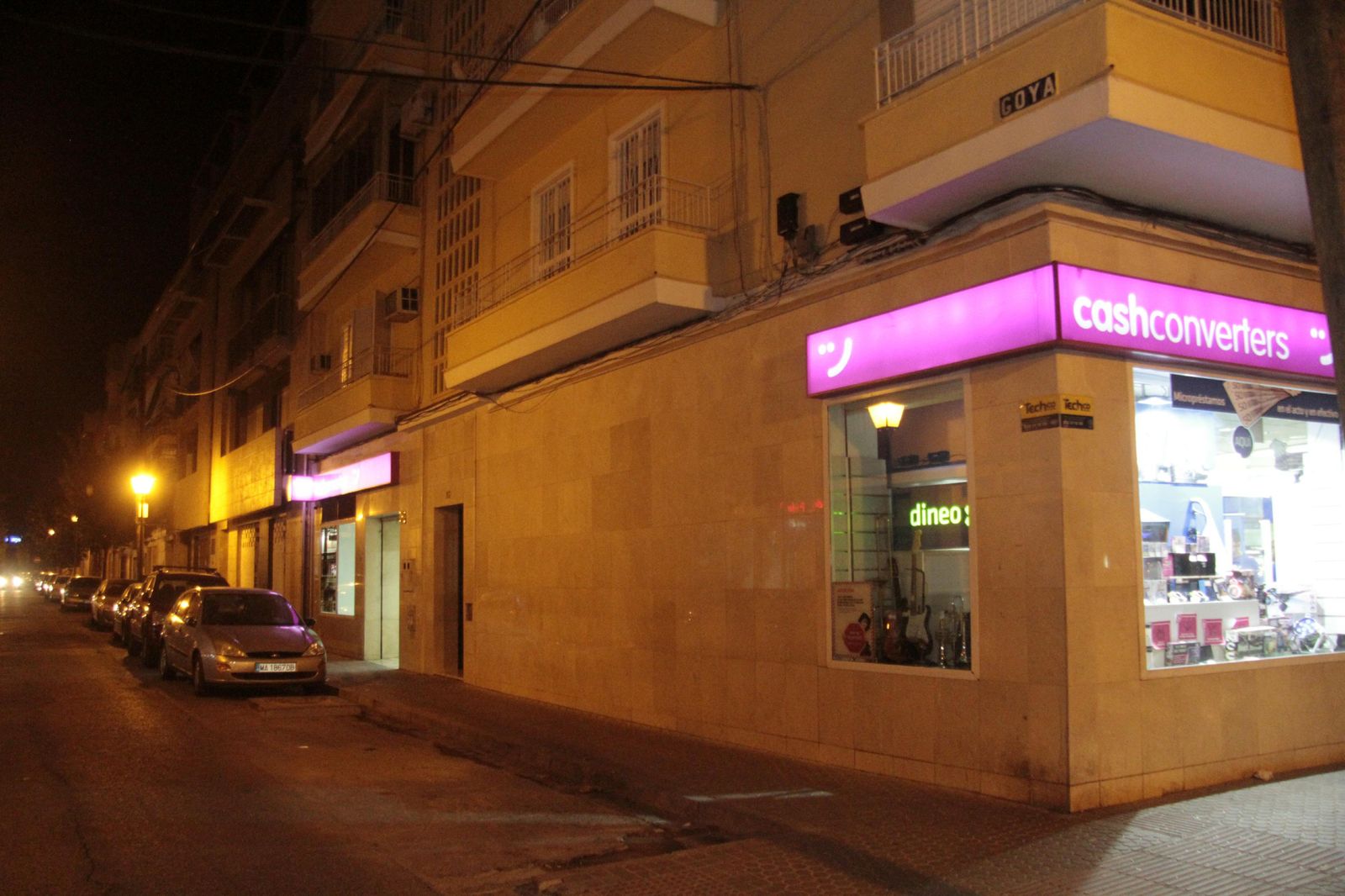 La calle Goya, donde se produjo la pelea.