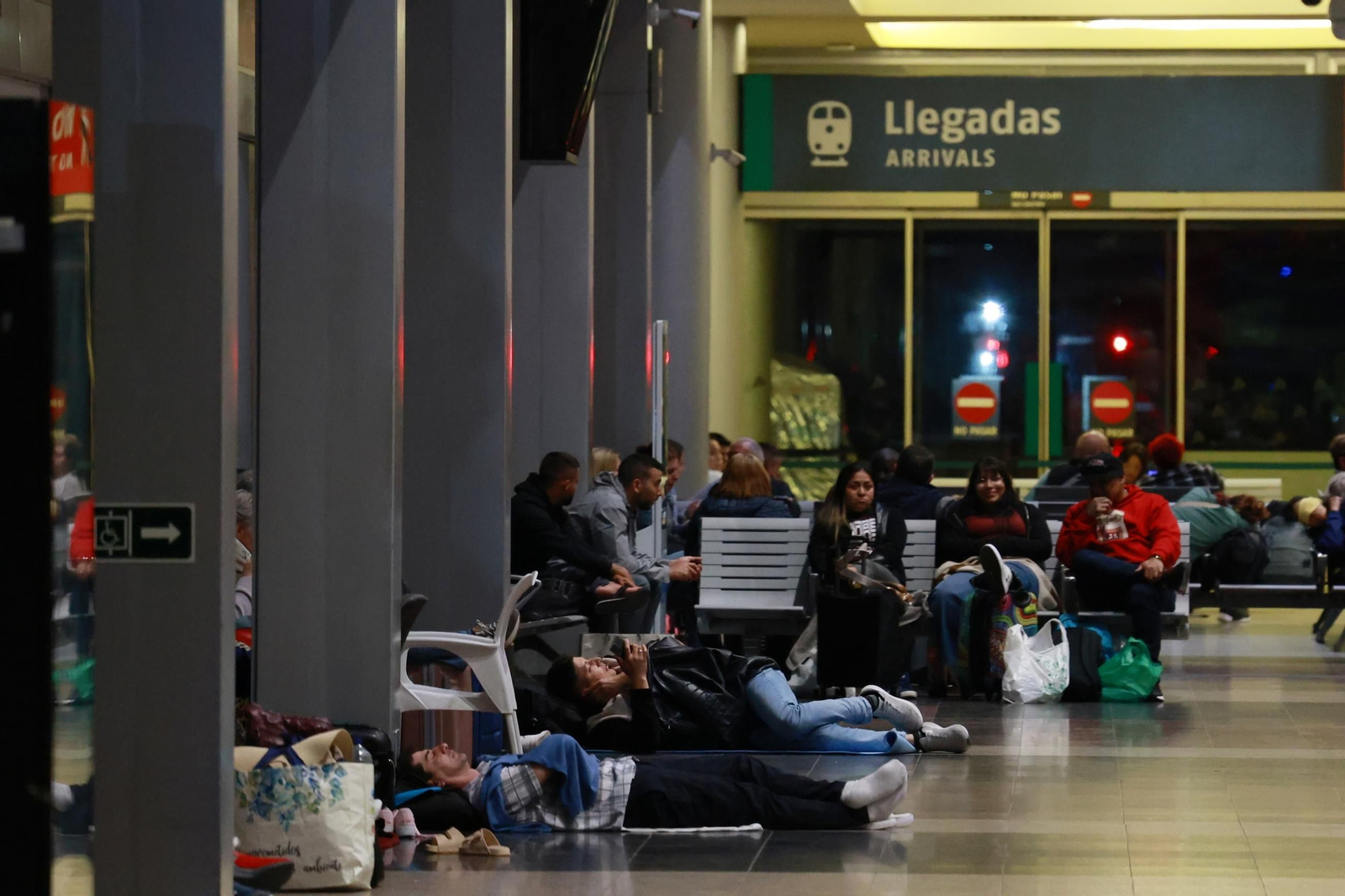 Las imágenes del apagón en Málaga