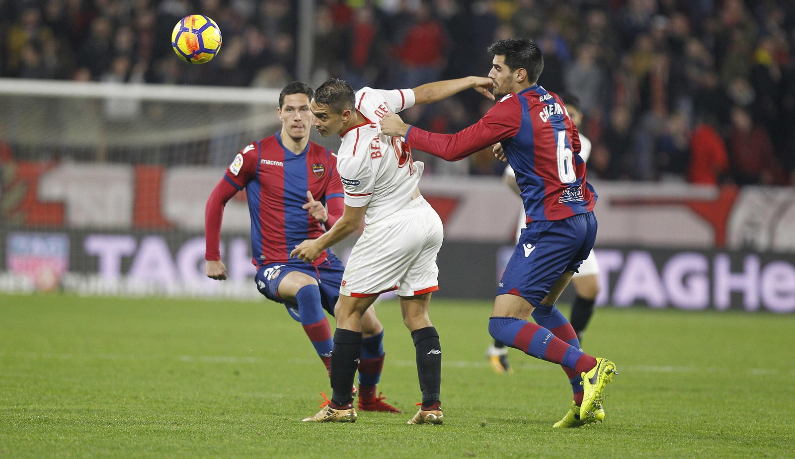 Las imágenes del Sevilla-Levante