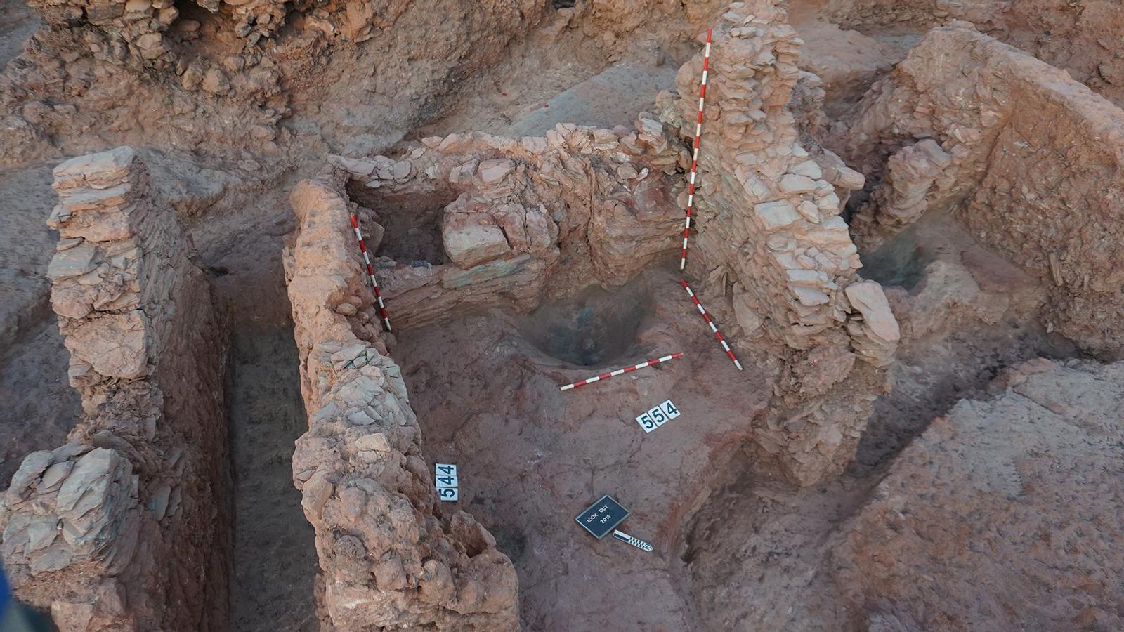 Zona en la que se encontraron los hornos