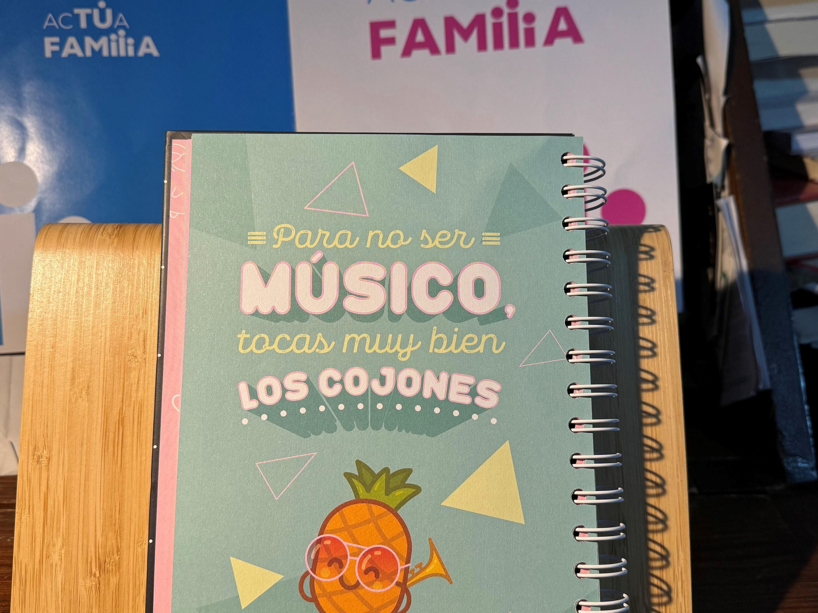 Una de las agendas repartidas en la Cabalgata de Reyes.