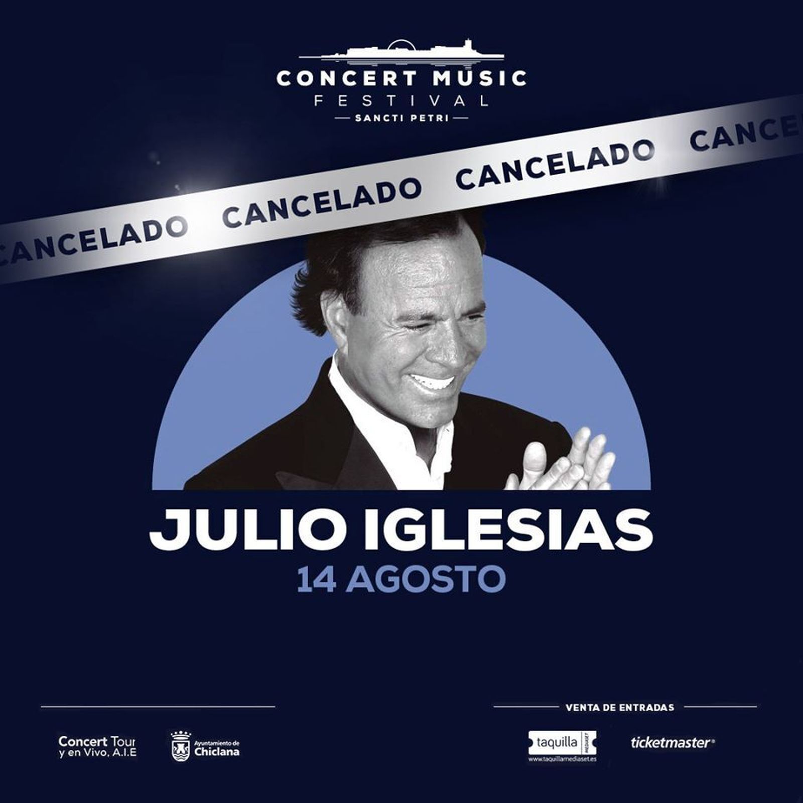 El Concert Music Festival anuncia en su web la suspensión del concierto del artista español