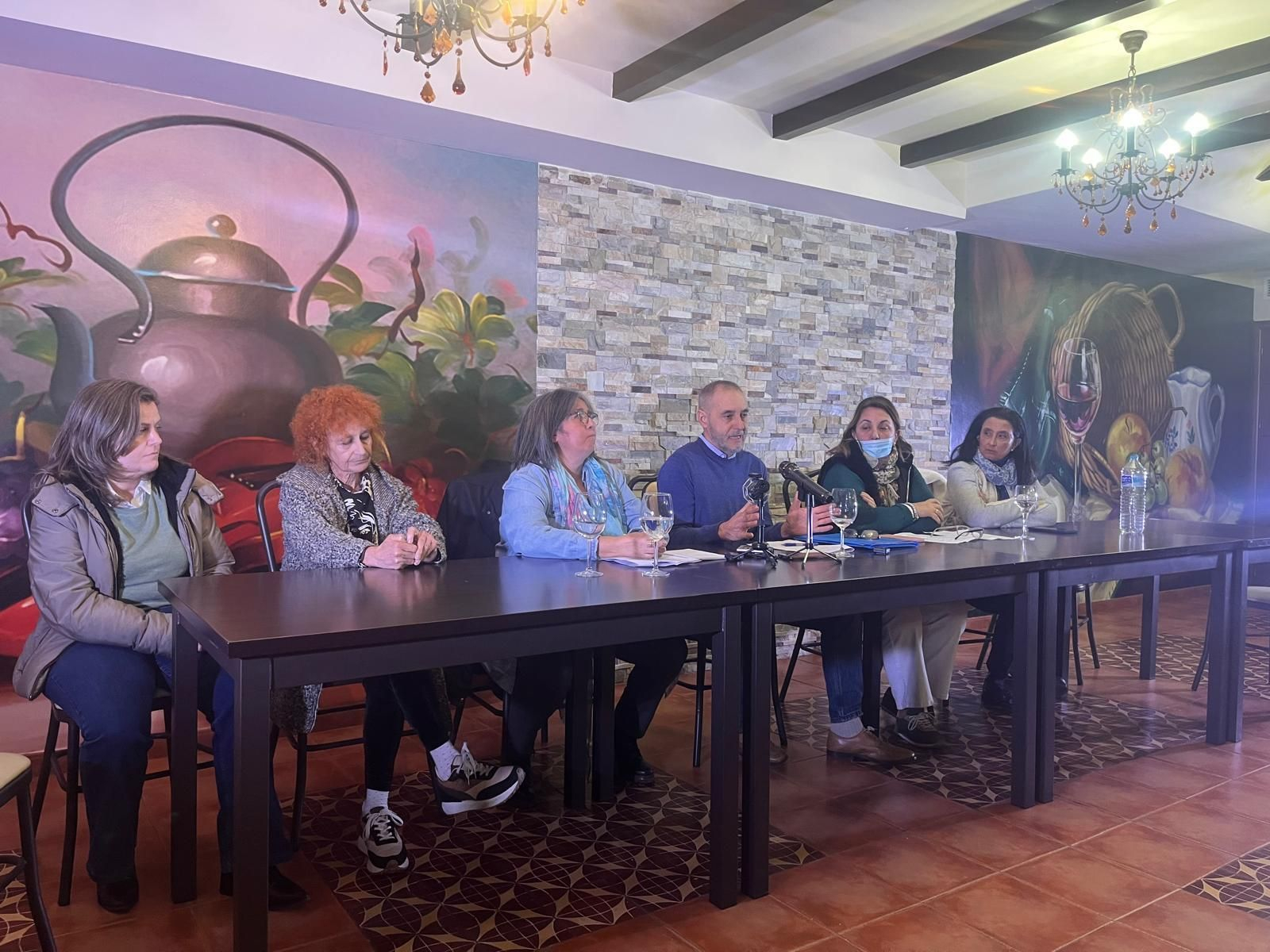 Un momento de la rueda de prensa celebrada en Pozoblanco Un momento de la rueda de prensa celebrada en Pozoblanco