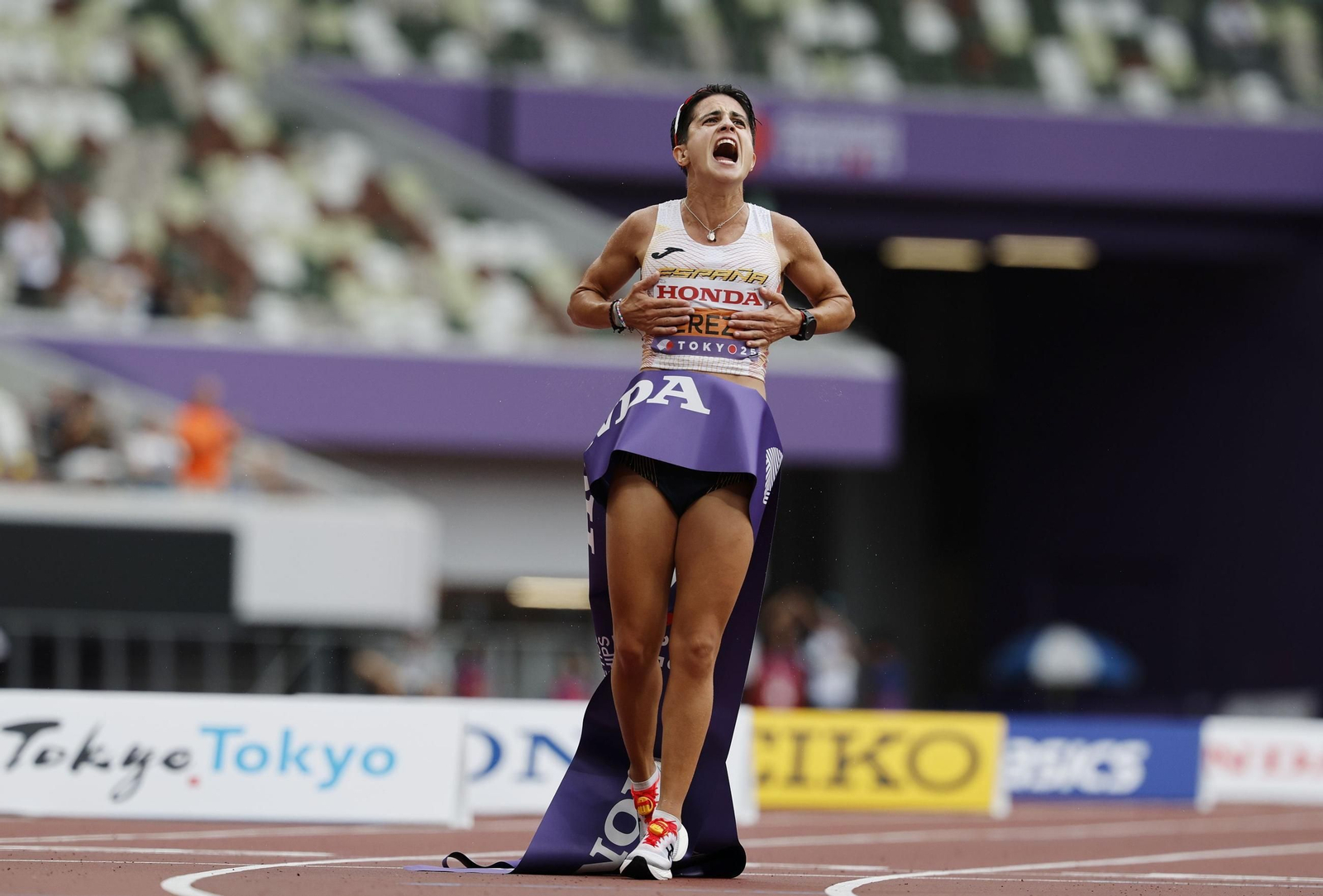 Las mejores imágenes del nuevo oro de María Pérez