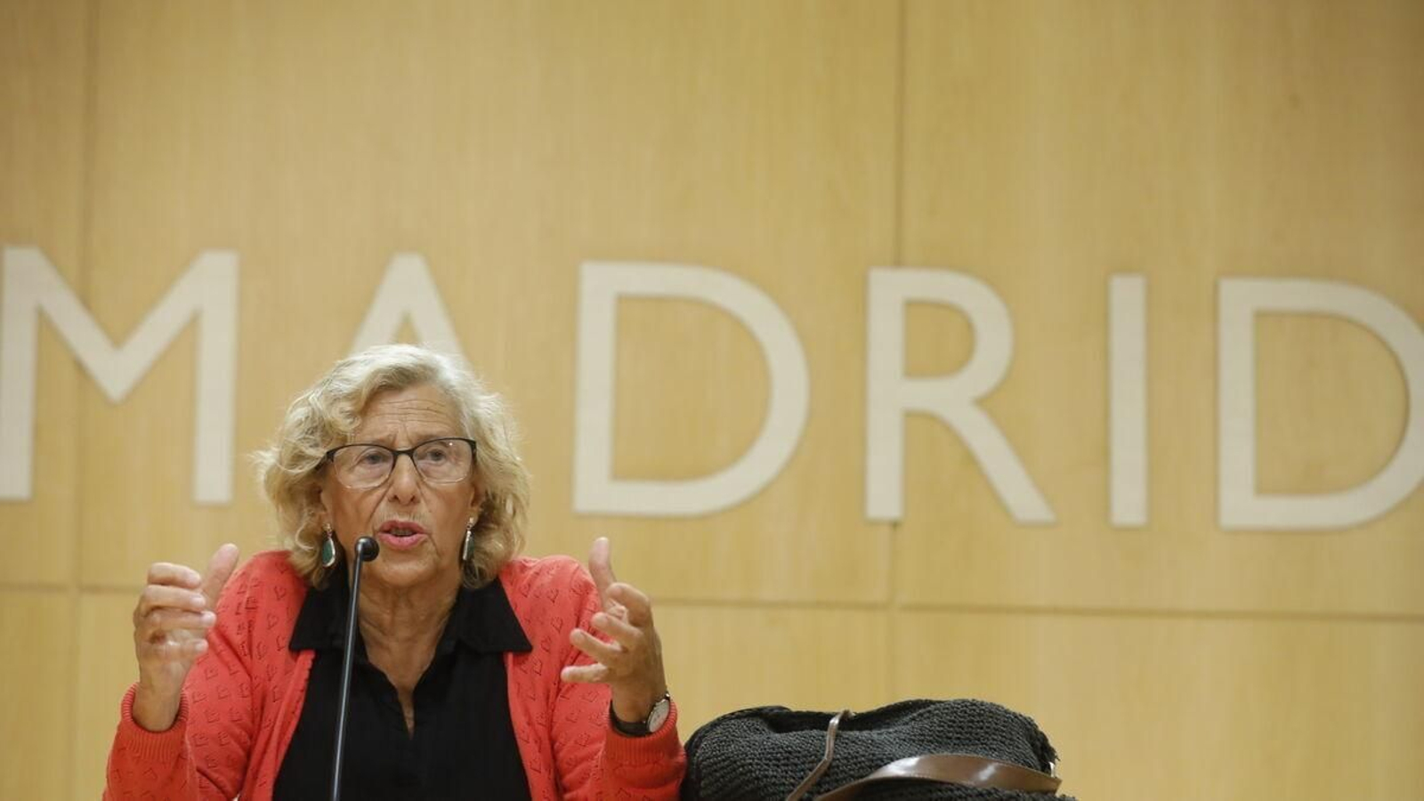 La ex alcaldesa Manuel Carmena
