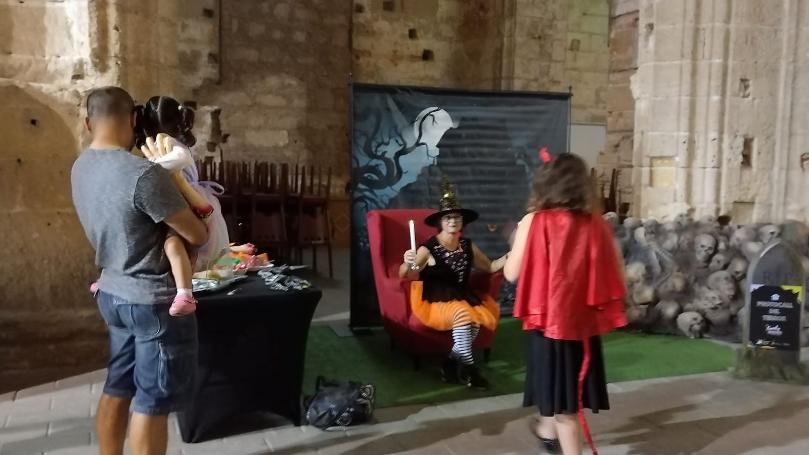 Otra de las ambientaciones del evento, en el Monasterio de la Victoria.