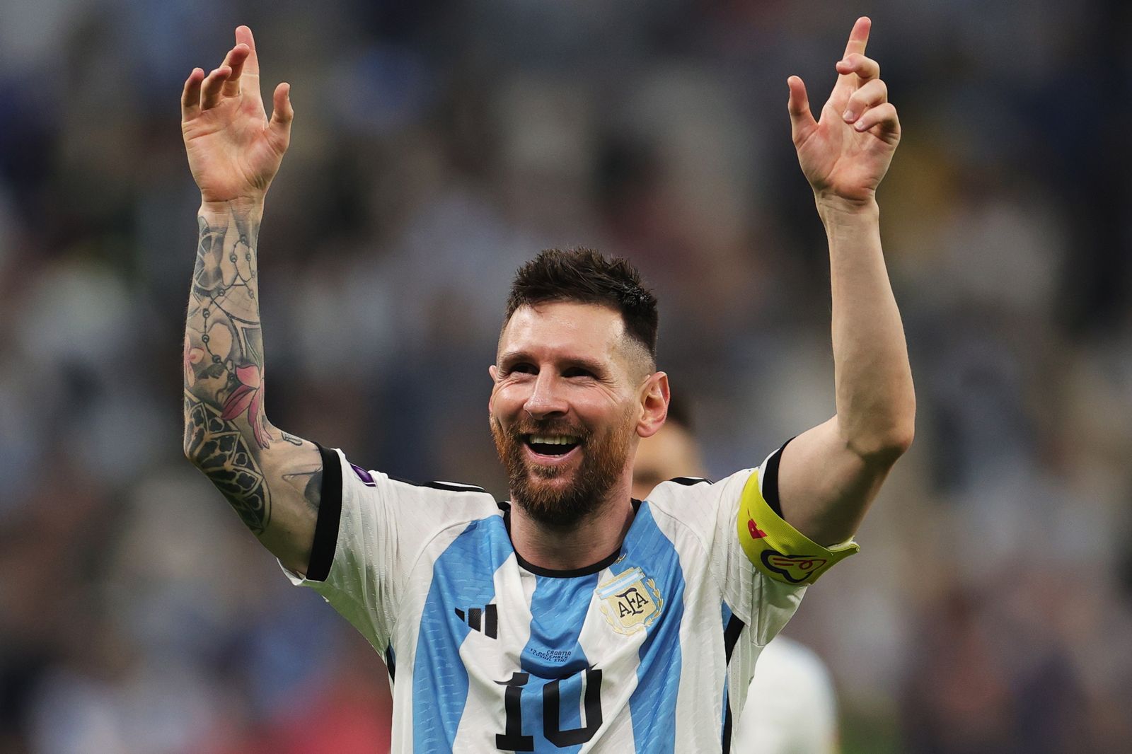 Las fotos de Messi contra Croacia
