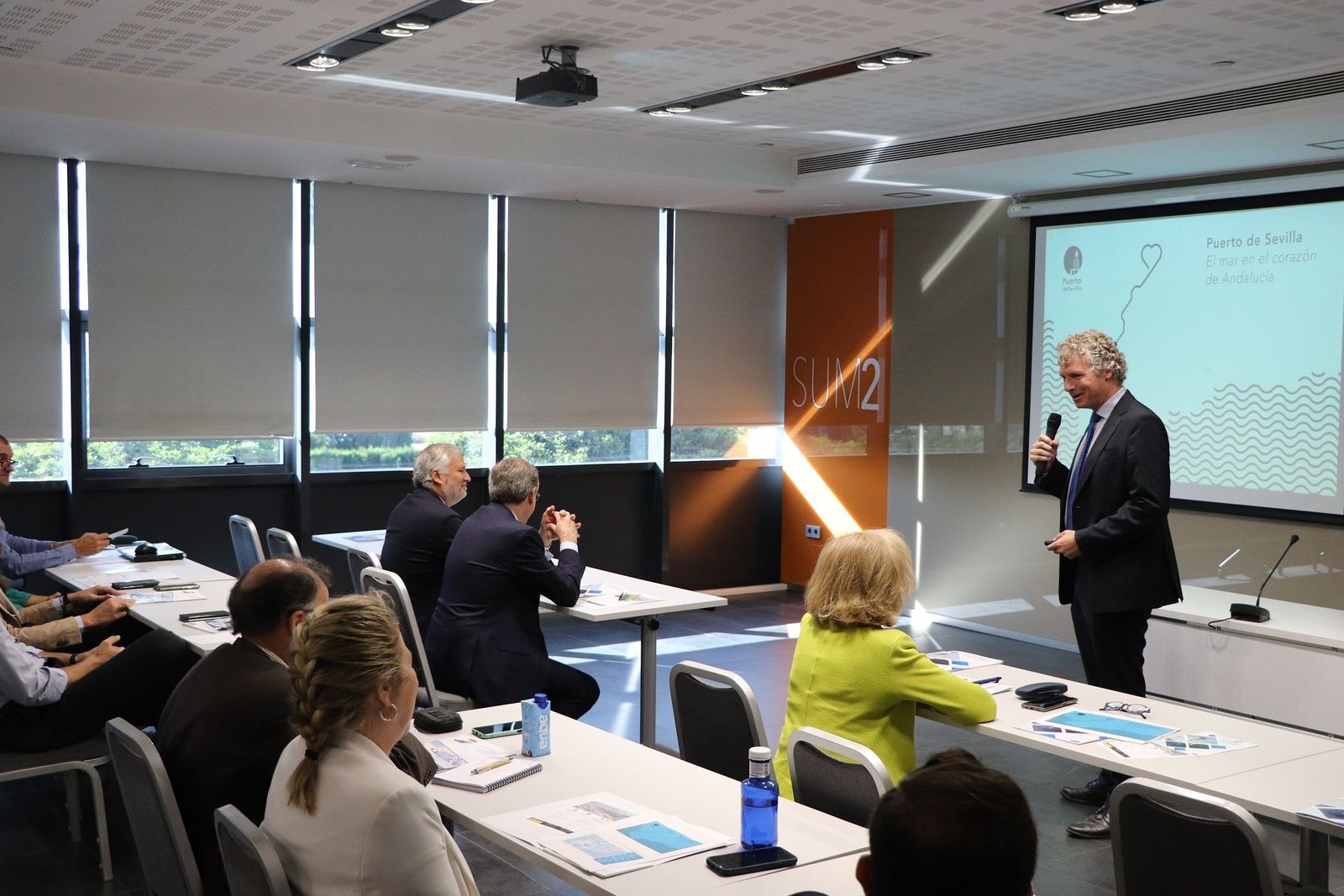 Ángel Pulido en las jornadas celebradas este jueves.
