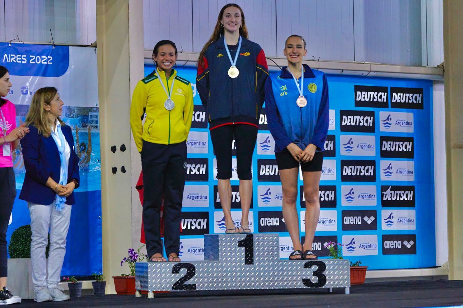 Marina García Polo en lo más alto del podio de Buenos Aires